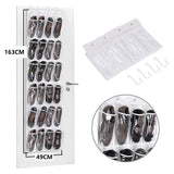 12/24Pocket Over the Door Shoe Organizer Hanging Organizers Space Saver Rack Hanging Storage Hanger
