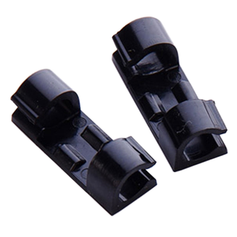 20Pcs/1 Pack Portable Cable Drop Clip Wire Cord Lead USB Charger Desk Tidy Organiser Cord Holder Organizer Holder Secure Table