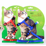 Hot Sale 4 Colors Nylon Products For Pet Cat Harness And Leash Adjustable Pet Traction Harness Belt Cat Kitten Halter Collar Cat