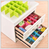 Storage Drawer Organizer 4 Pcs/Set Plastic Home Closet Underwear Bra Jewelry Sundries Adjustable Drawer Board Storage Box