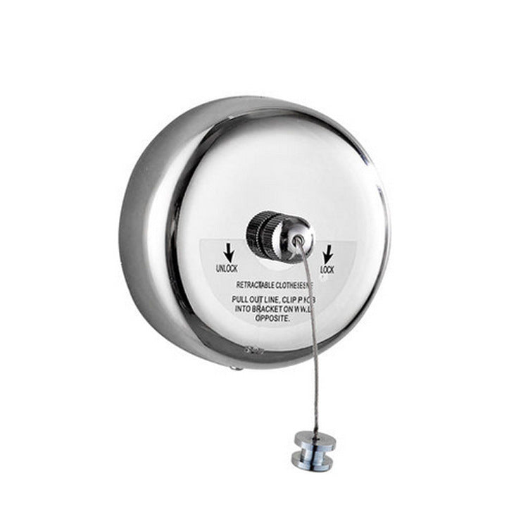 Portable Stainless Steel Retractable Clothesline Indoor Outdoor Laundry Hanger Clothes Dryer Organiser Clothes Drying Rack Rope