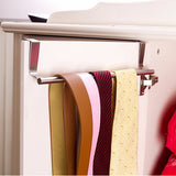 Bathroom Door Kitchen Towel Over Holder Drawer Hook Storage Scarf Hanger Cabinet Hanging Stainless Steel Towel Rack Leading Life