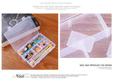 Practical Adjustable 10/15/24 Compartment Plastic Storage Box Jewelry Earring Bead Screw Holder Case Display Organizer Container