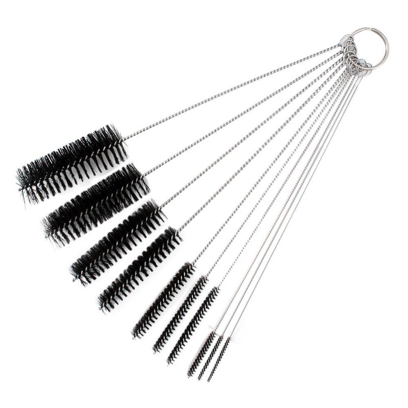 10 Pc Brush Set - Mini Nylon 4inch Kitchen Bottle Cleaning Brush Tool &Wholesales