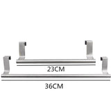 Stouge 1pc Stainless Steel Bathroom Towel Stand Rack Kitchen Cupboard Hanger Cabinet Door Chest Hanging Sundries Storage Shelf