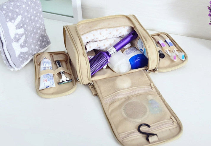 Hot High Quality Travel Hanging Cosmetic Multi-function Bag Large Capacity Multifunction travel toiletry bag