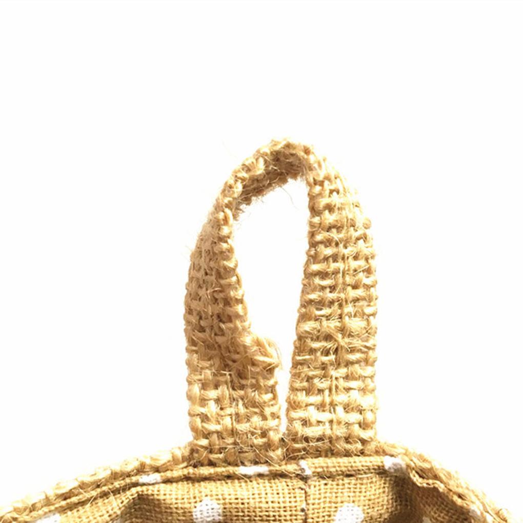 New Living Room Storage Sack Cloth bags Hanging Grocery Cloth Flowerpot Housing Basket