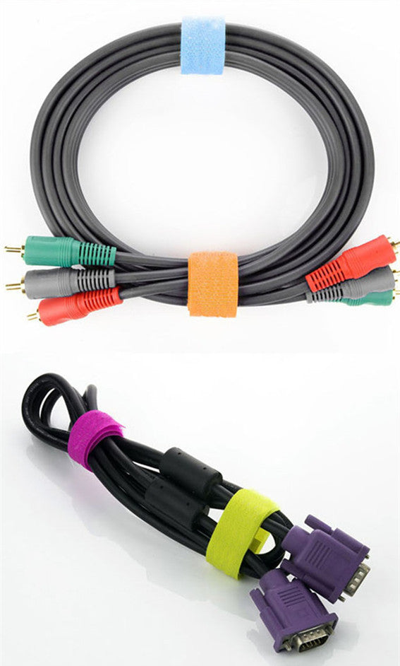 Convenient Cable Ties 8 pcs Nylon Brand New Strap Power Wire Management Marker Straps