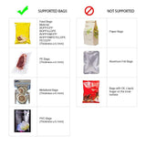 2 in1 Mini Portable Handheld Heat Sealer Useful Blue Plastic Sealing Bag Cutter Resealer Heat Sealing Machine Vacuum Packing