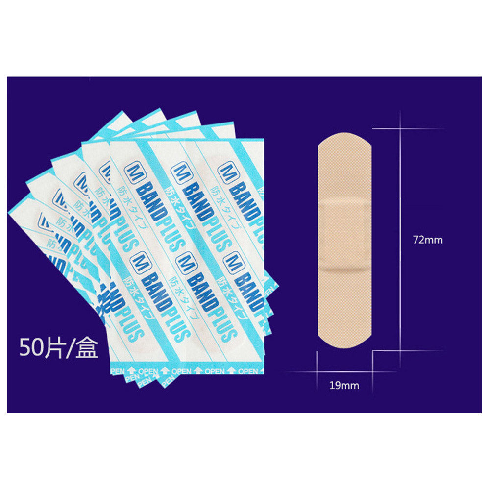 Breathable First Aid Bandages Band Aid Hemostasis Adhesive Wound Dressings Paste Medical Gauze Plaster Strips 50Pcs
