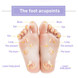 2pcs/bag Detox Foot Pad Patch Feet Care Body Massager Bamboo Herbal Plaster Stress Relief Help Sleep Health Care