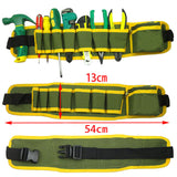 Convenient Hardware Mechanic's Electrician Canvas Tool Bag Belt Improve Work Eficiency Kit Pocket Pouch Organizer