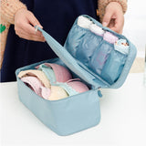 Storage Bags Family Organizador Moistureproof Waterproof Travel Accessories Nylon Save Space Antibiosis Underwear Bra Bag