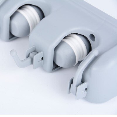 Kitchen Organizer Mop Holder 5/4/3 Position Brush Broom Hanger Storage Rack Household Mop Brush Hanger Kitchen Gadgets