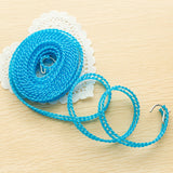 Outdoor Windproof Clothesline Travel Retractable Rope Washing Line, Outdoor Camping Drying Clothes Hanger Rack Line 5M/3M Long