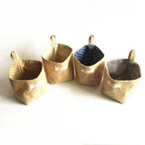 New Living Room Storage Sack Cloth bags Hanging Grocery Cloth Flowerpot Housing Basket
