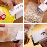 Mini Handle Bag Sealer Electronic Home Heat Sealing Machine Vacuum Impulse Sealer Seal Packing Plastic Bag Clips Kitchen Tools