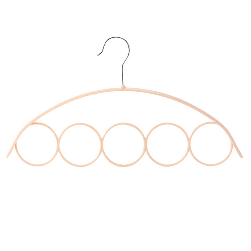 Shawl Scarf Hanger Belt Tie 5 Ring Rack Organizer Holder Hook Display Hanger 41*23cm Dropshipping Aug#1