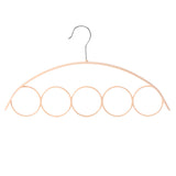 Shawl Scarf Hanger Belt Tie 5 Ring Rack Organizer Holder Hook Display Hanger 41*23cm Dropshipping Aug#1