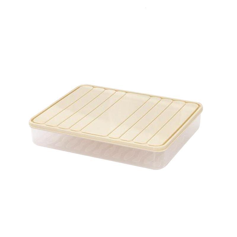 Egg Fish storage box food container keep eggs fresh refrigerator organizer kitchen dumplings storage containers 3