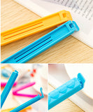 Sealing clip 5pcs/lot Printing large Korean love freshness seal clip Food sealing clip 5 installed Bag clip 11*1.4cm 5g