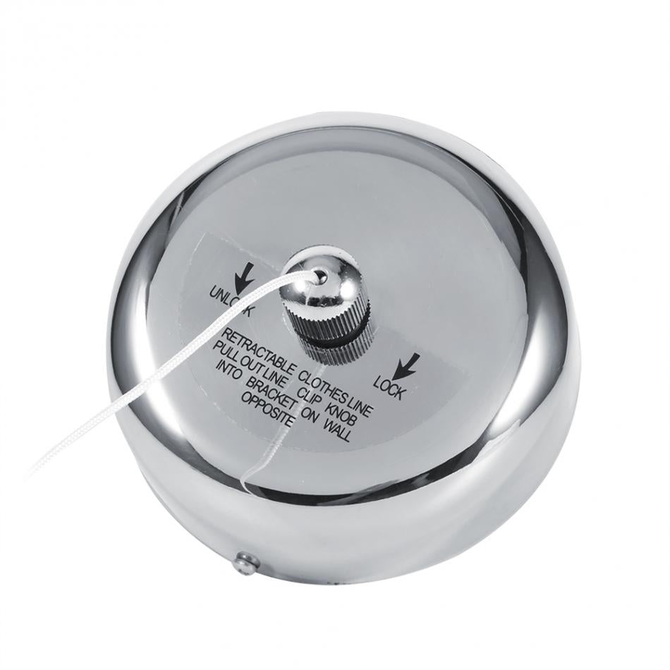 Portable Stainless Steel Retractable Clothesline Indoor Outdoor Laundry Hanger Clothes Dryer Organiser Clothes Drying Rack Rope