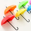 3Pcs/set Umbrella Shaped Dual Use Key Hanger Rack Creative Kitchen Bathroom Wall Decorative Holder Accessories Tools