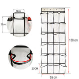 12/24Pocket Over the Door Shoe Organizer Hanging Organizers Space Saver Rack Hanging Storage Hanger