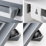 Plastic Refrigerator Cling Film Storage Rack Wrap Cutter Wall Hanging Paper Towel Holder Kitchen Organizer