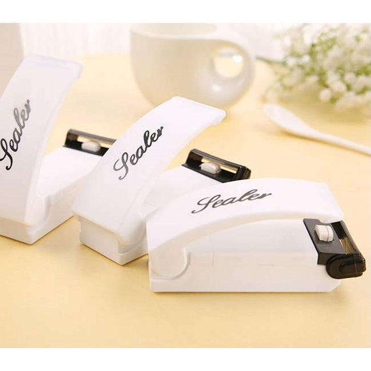 Mini Handle Bag Sealer Electronic Home Heat Sealing Machine Vacuum Impulse Sealer Seal Packing Plastic Bag Clips Kitchen Tools