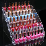 Clear/Transparent Nail Polish Rack Multi layers Cosmetic Varnish Display Stand Holder Manicure Tool Organizer Storage Shelf