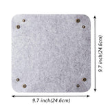 1PC Fabric Felt Desktop Sundries Storage Tray Wearable and Durable Foldable use for Office Livingroom Coffee Table Storage Items