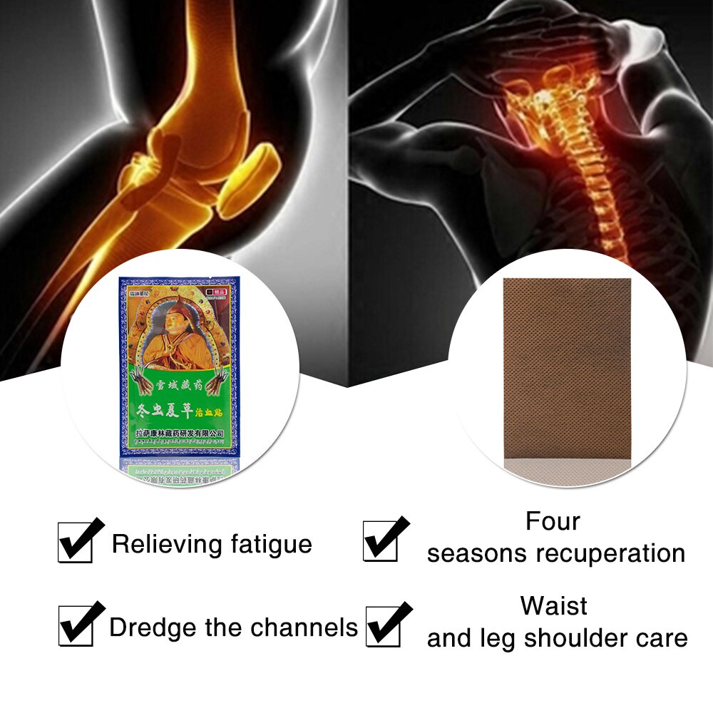 Strain & Sprain Neck Back Muscle Shoulder Knee Pain Plaster Joint Pain Pacth Health Care Body Massage 8Pcs/Bag