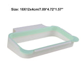 1PC Cupboard Door Back Trash Rack Storage Garbage Bag Holder Hanging Kitchen Cabinet Hanging Trash Rack Kitchen Gadgets