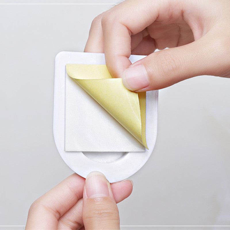 6PCS Strong Adhesive Hook Wall Door Sticky Hanger Holder Kitchen Bathroom White hangers for clothes