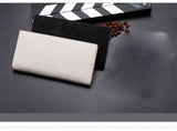 Frosted retro wallet thin button wallet High quality PU leather clutch genuine multi-function zipper buckle men's purse