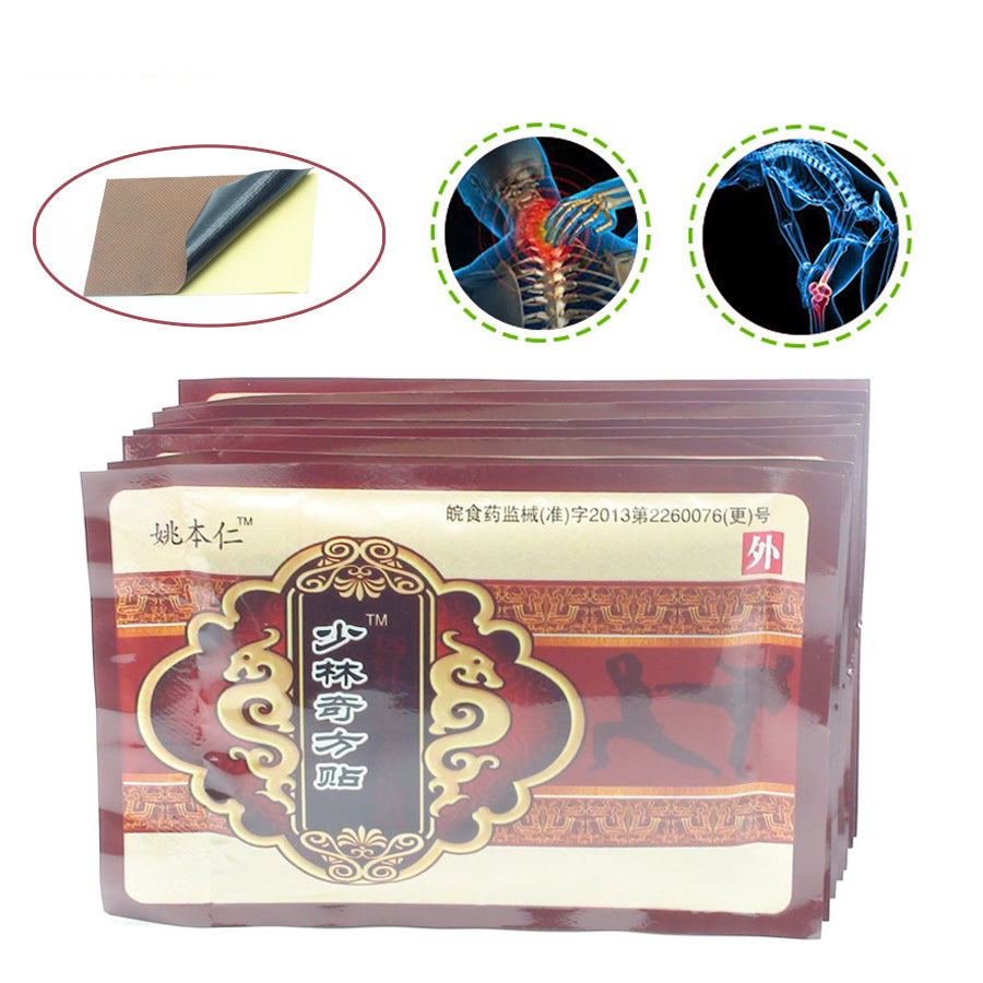 8Pcs Chinese Shaolin Medical Patches Pian Relieving Plasters Tiger Balm Arthritis/back Pain Reliever psoriasis