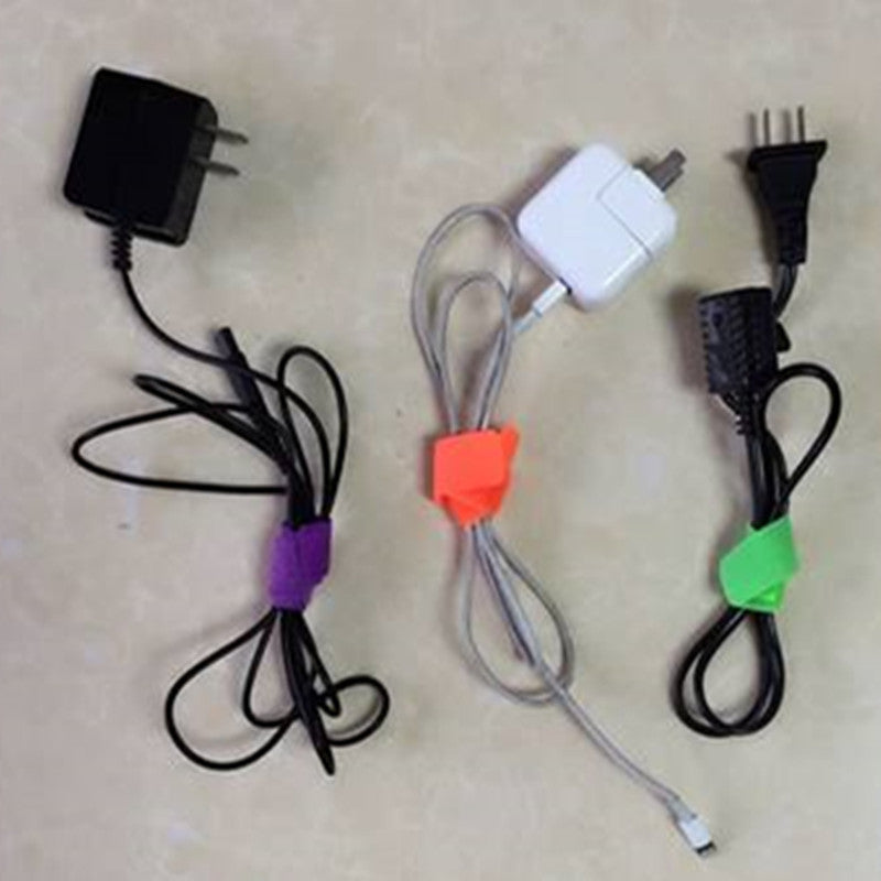 Convenient Cable Ties 8 pcs Nylon Brand New Strap Power Wire Management Marker Straps