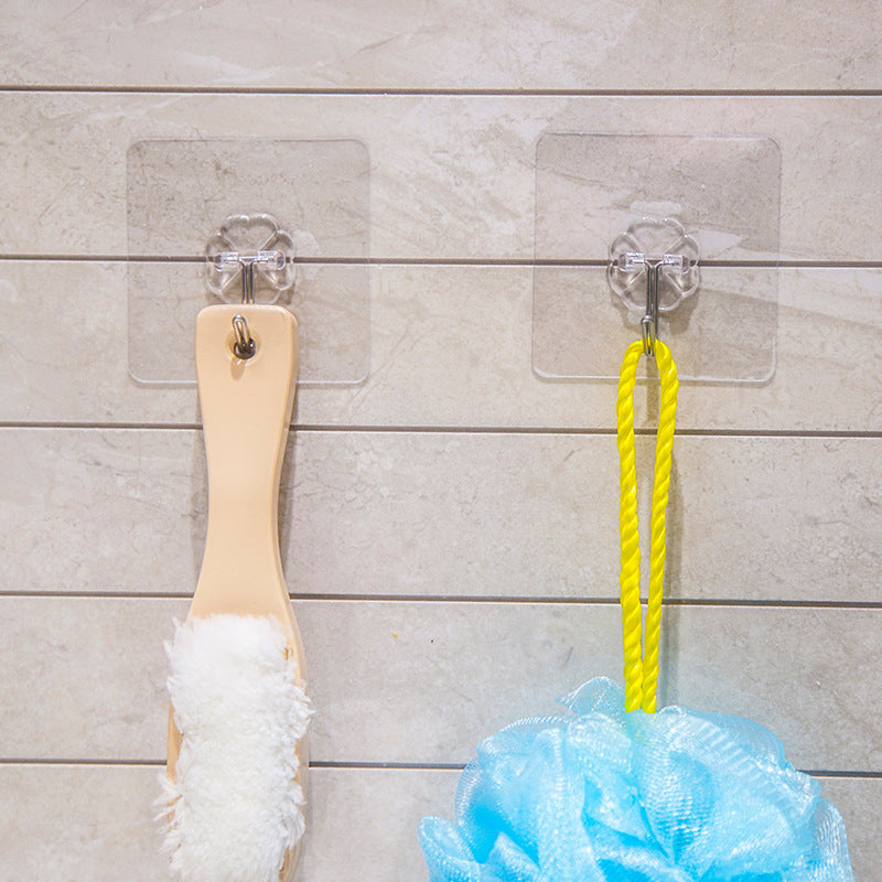 1/5/10 Pcs Strong Home Kitchen Hooks Transparent Suction Cup Sucker Wall Hooks Hanger For Kitchen Bathroom Wholesale Price