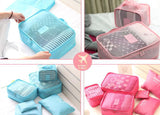 Travel Storage Bag Set  6 PCS For Clothes Tidy Organizer Pouch Suitcase Handbag Home Closet Divider Drawer Organiser