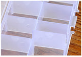 Practical Adjustable 10/15/24 Compartment Plastic Storage Box Jewelry Earring Bead Screw Holder Case Display Organizer Container