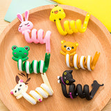 1 PC Cartoon Cable Winder Wire Cable Ties TV Computer Earphone Cable Wire Organizer Holder Cable Winding Thread Tool At Random