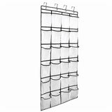 12/24Pocket Over the Door Shoe Organizer Hanging Organizers Space Saver Rack Hanging Storage Hanger