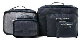 Travel Storage Bag Set  6 PCS For Clothes Tidy Organizer Pouch Suitcase Handbag Home Closet Divider Drawer Organiser