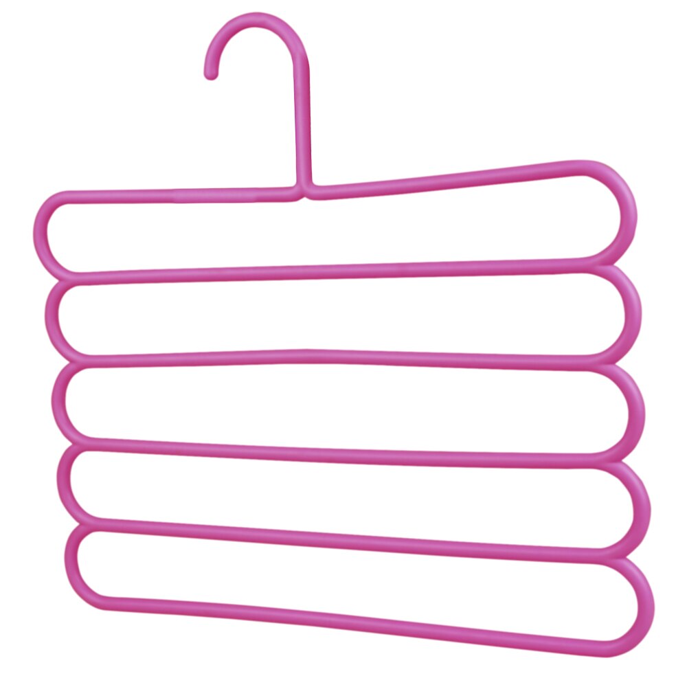 Five-layer drying racks multi-functional innovative hanger multi-storey scarf racks anti-slip pants folder