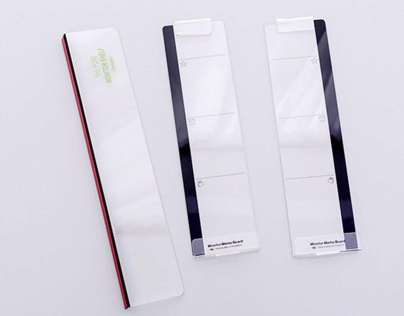 New Computer Display Screen Sticker Acrylic Adhesive Sticky Notes with Charging Hole Phone Holder Bookmark Notes Message Board