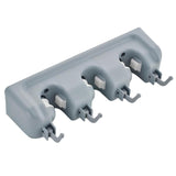 Kitchen Organizer Mop Holder 5/4/3 Position Brush Broom Hanger Storage Rack Household Mop Brush Hanger Kitchen Gadgets