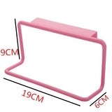 1PC Cupboard Door Back Trash Rack Storage Garbage Bag Holder Hanging Kitchen Cabinet Hanging Trash Rack Kitchen Gadgets