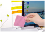 New Computer Display Screen Sticker Acrylic Adhesive Sticky Notes with Charging Hole Phone Holder Bookmark Notes Message Board