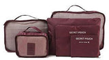 Travel Storage Bag Set  6 PCS For Clothes Tidy Organizer Pouch Suitcase Handbag Home Closet Divider Drawer Organiser